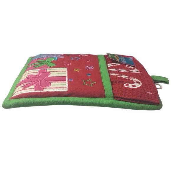 Potholder Towel Table Cloth Cracker Berral Holiday Fabric Rectangle Christmas - Picture 12 of 15
